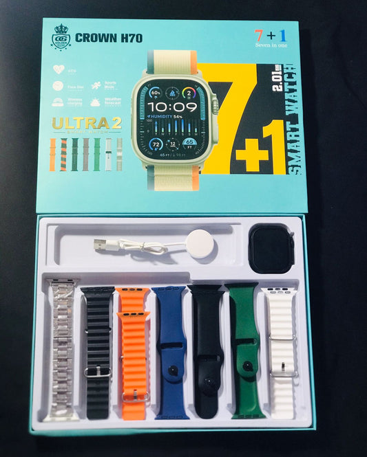 Smart Watch + 7 Straps All in one